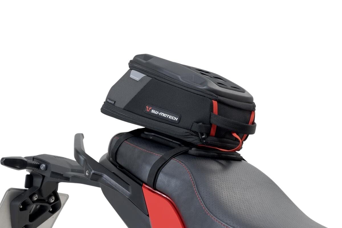 SW-MOTECH Akcesoria Motocykl Tank Plecak Quick Lock Quick-Lock PRO Adapter Pierścień na ławkę, Unisex, Uniwersalny, Na wszystkie pory roku, Plastik, Czarny
