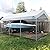 ADVANCE OUTDOOR 10x20 ft Heavy Duty Carport Potable Car Canopy Garage Party Tent Boat Shelter, Adjustable Height from 9.5 ft to 11 ft, White
