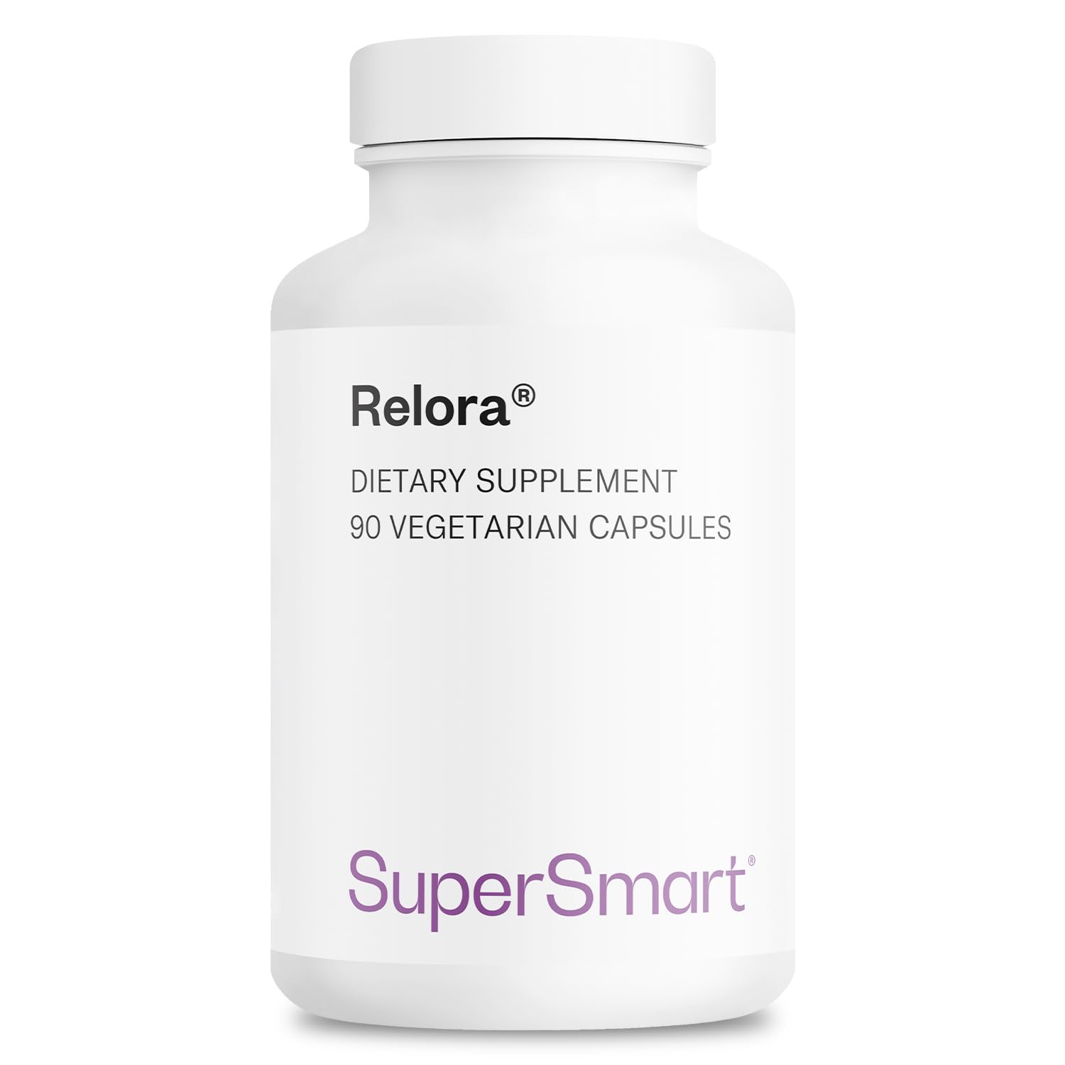 SuperSmart Relora 750mg per Day - Magnolia Officinalis & Phellodendron Amurense Extract Supplement | Non-GMO & Gluten Free - 90 Vegetarian Capsules