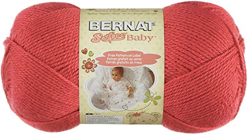 Image of Bernat Softee Baby Yarn, 5 oz, Soft Red, 1 Ball