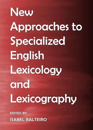 New Approaches to Specialized English Lexicology and Lexicography book cover