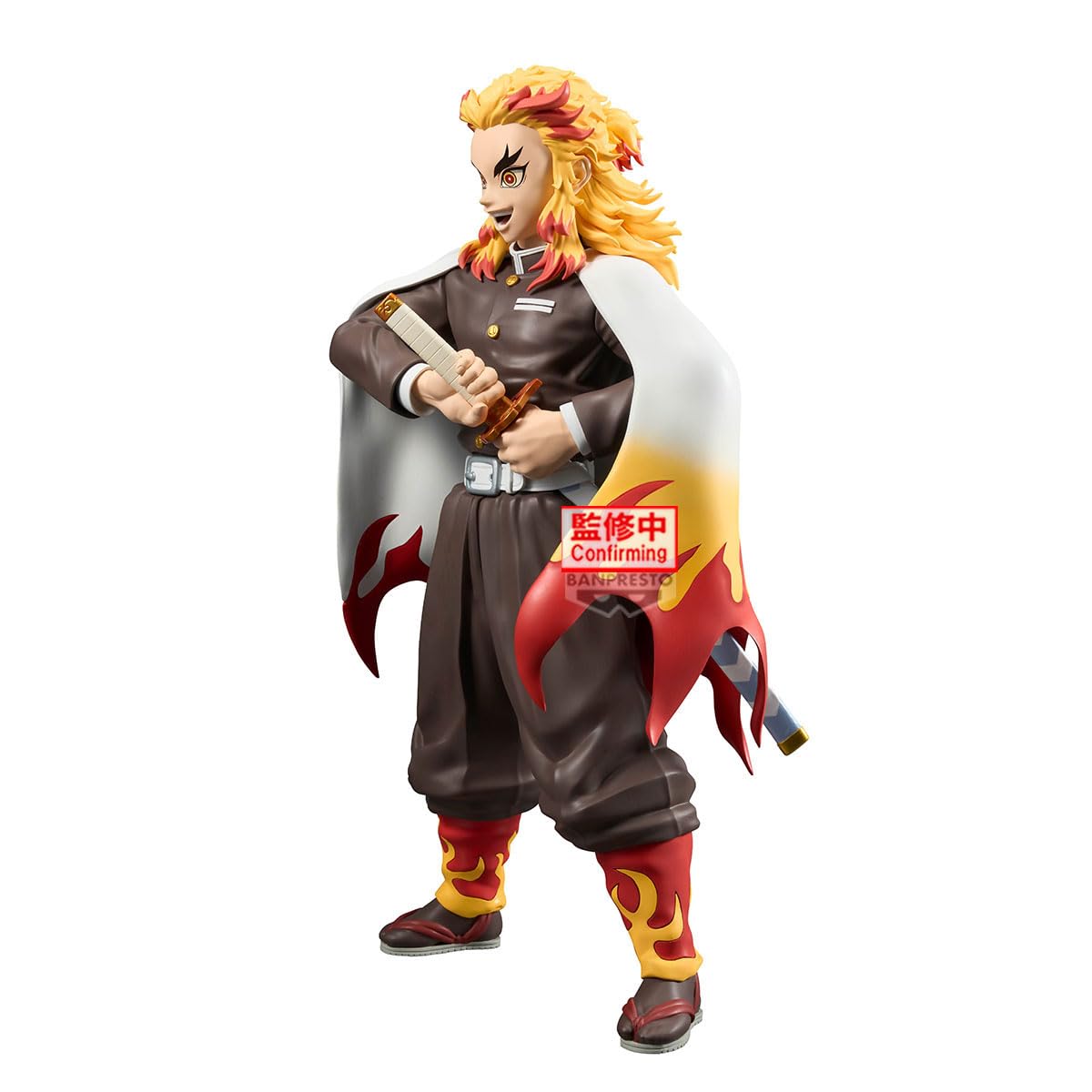 Banpresto Kyojuro Rengoku Demon Slayer Kimetsu No Yaiba 24 cm Grandista BP29369P Multicolour Figure Ideal for Anime Fans - Image 3
