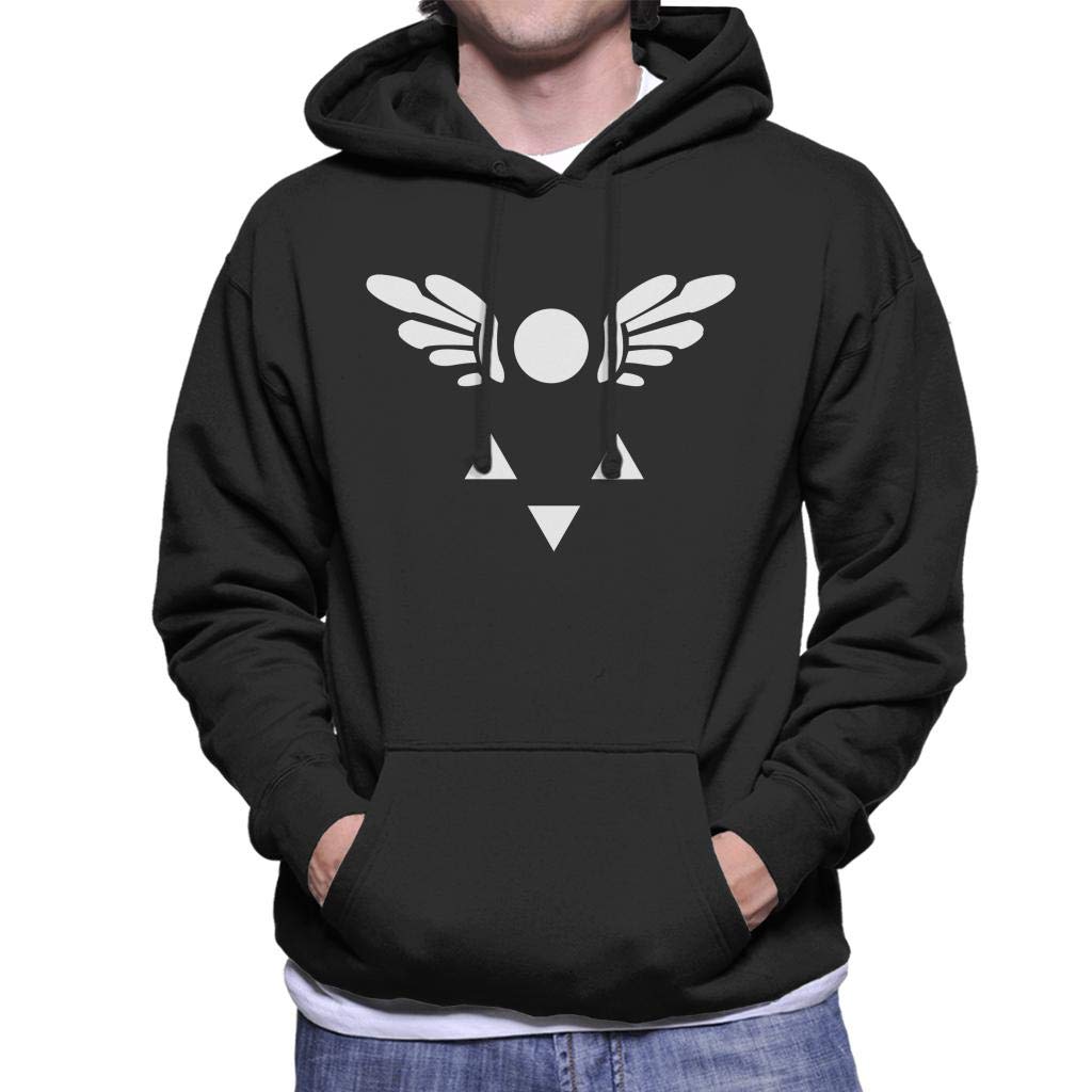 Cloud City 7 Men's Black Undertale Delta Rune Emblem Hooded Sweatshirt