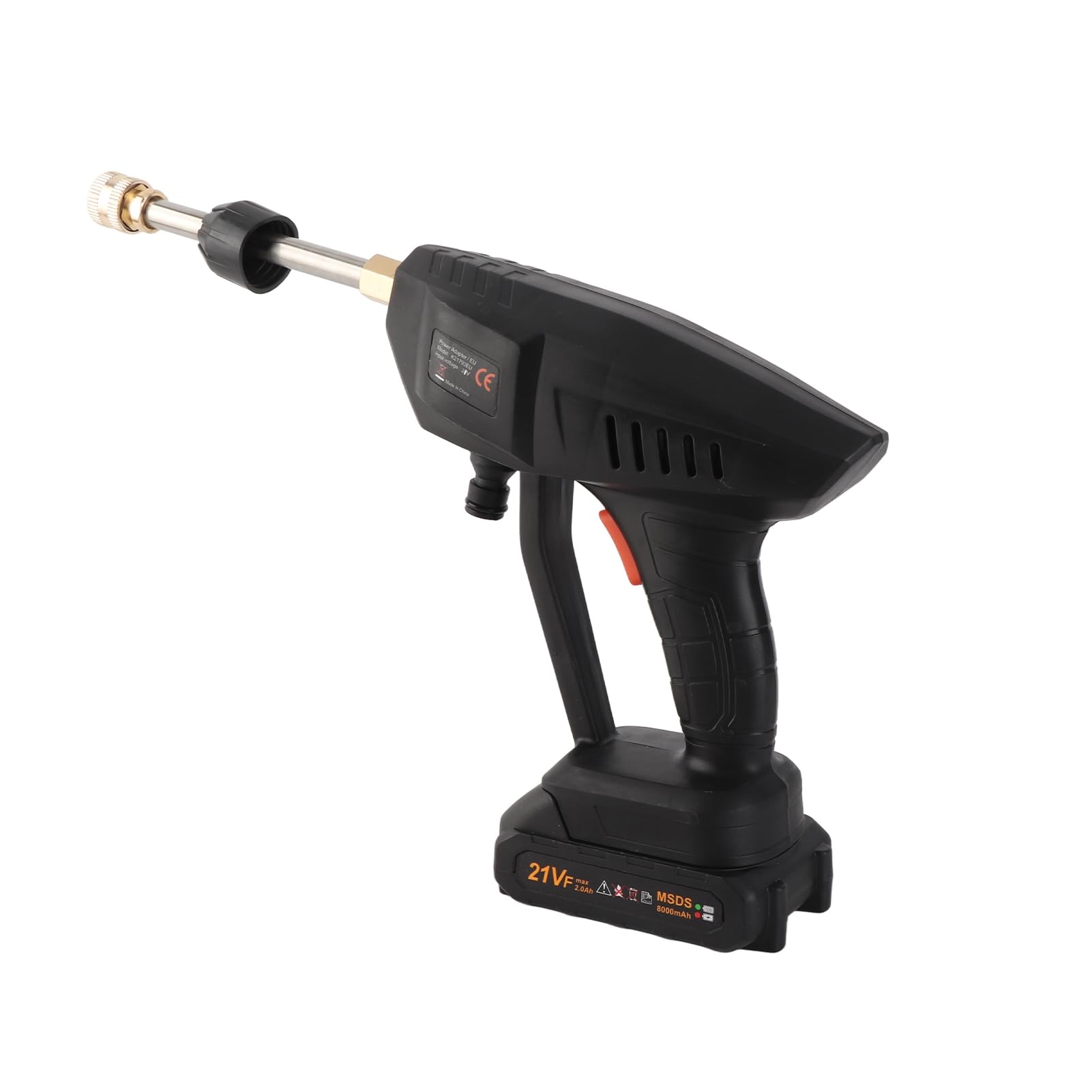 HUIOP Idropulitrice Portatile,Idropulitrice Cordless, Idropulitrice Portatile 120PSI Portatile con Batteria e Caricatore 24V 7500mAhIdropulitrice Elettrica Batteria Ricaricabile per Lavare Auto,