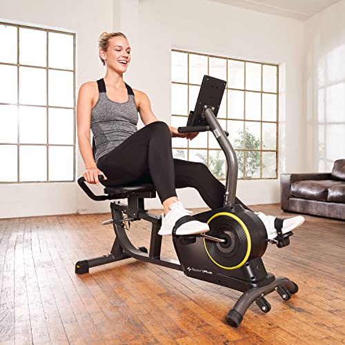 SportPlus | 2022 Modell | Liegeheimtrainer für zuhause mit App-kompatibilität, 24 Stufen & 6 Trainingsprogramme… – Bild 4