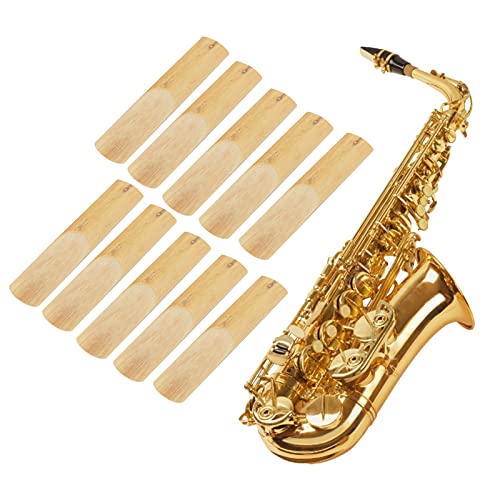 Walfront WALFRONTM4WN65BEQ295 10Pcs Tenor Saxophone Reeds Tenor Sax Accessories thumb #2