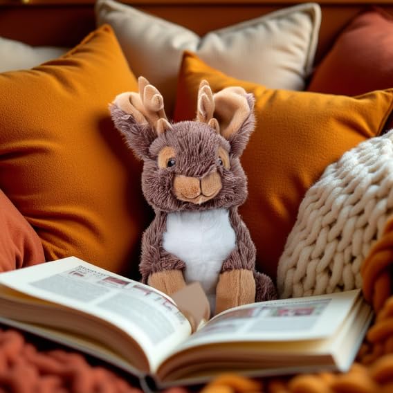 Amazon.com: The Petting Zoo Jackalope Stuffed Animal, Gifts for