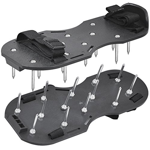 Beyondfashion Durable Spikes Pair of Garden Lawn Shoes Aerator Aerating Sandals
