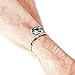 1 X Dozen Faux Diamond Ring Napkin Rings (silver)