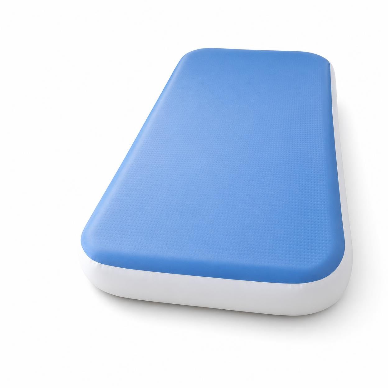 Colchón Hinchable Individual para Camping, Colchoneta Inflable Portátil con Bomba de Pie, Esterilla Hinchable Resistente para al Aire Libre