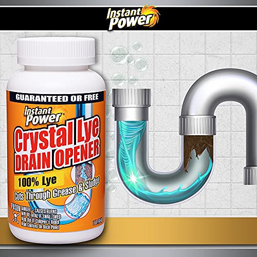 Instant Power Crystal Lye Drain Opener, 1 Lb