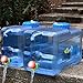 libelyef Camping Jerrican Alimentaire avec Robinet 22L, Épaississement PC, Reservoir Deau Potable Portatifs, Parfait pour Camping Car Voyage Voiture Maison Latest