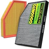 COCOAUTO Cabin & Engine Air Filter Kit for 2018-2019 X3 (XDrive30i/SDrive30i/M40i), 2019 X4;