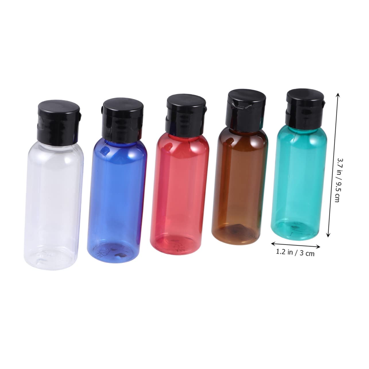 DOITOOL 3 Set Di Flaconi Da Viaggio Ricaricabili Leggeri Da 50 Ml Contenitori Portatili Comprimibili Per Flaconi Di Lozione Set Da 10 Pezzi*3