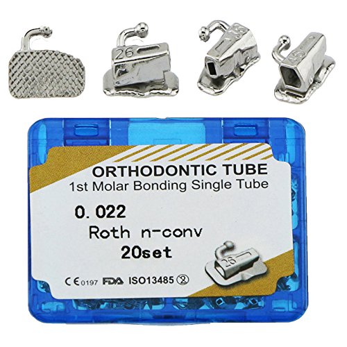 Roth Tubes NON-Conv 1st molar .022 Bondbale for Dental Orthodontic New Generation
