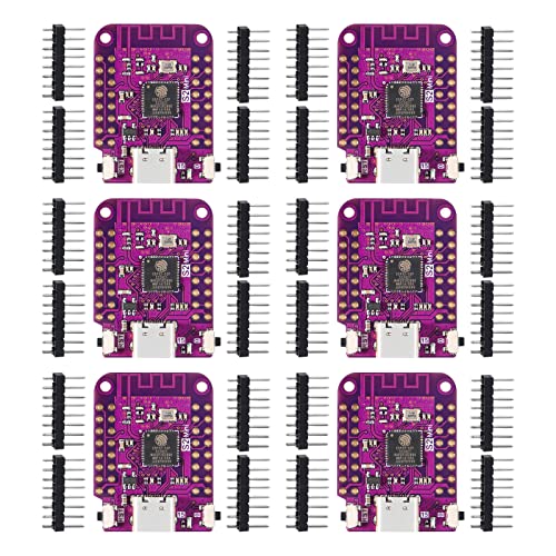 Alinan 6pcs ESP32 S2 Mini V1.0.0 WiFi IOT Board Based ESP32-S2FN4R2 ESP32-S2 4MB Flash 2MB PSRAM MicroPython