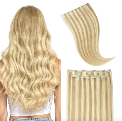 Image of GOO GOO Clip in Hair Extensions Real Human Hair Back Fill Extension 2Pcs