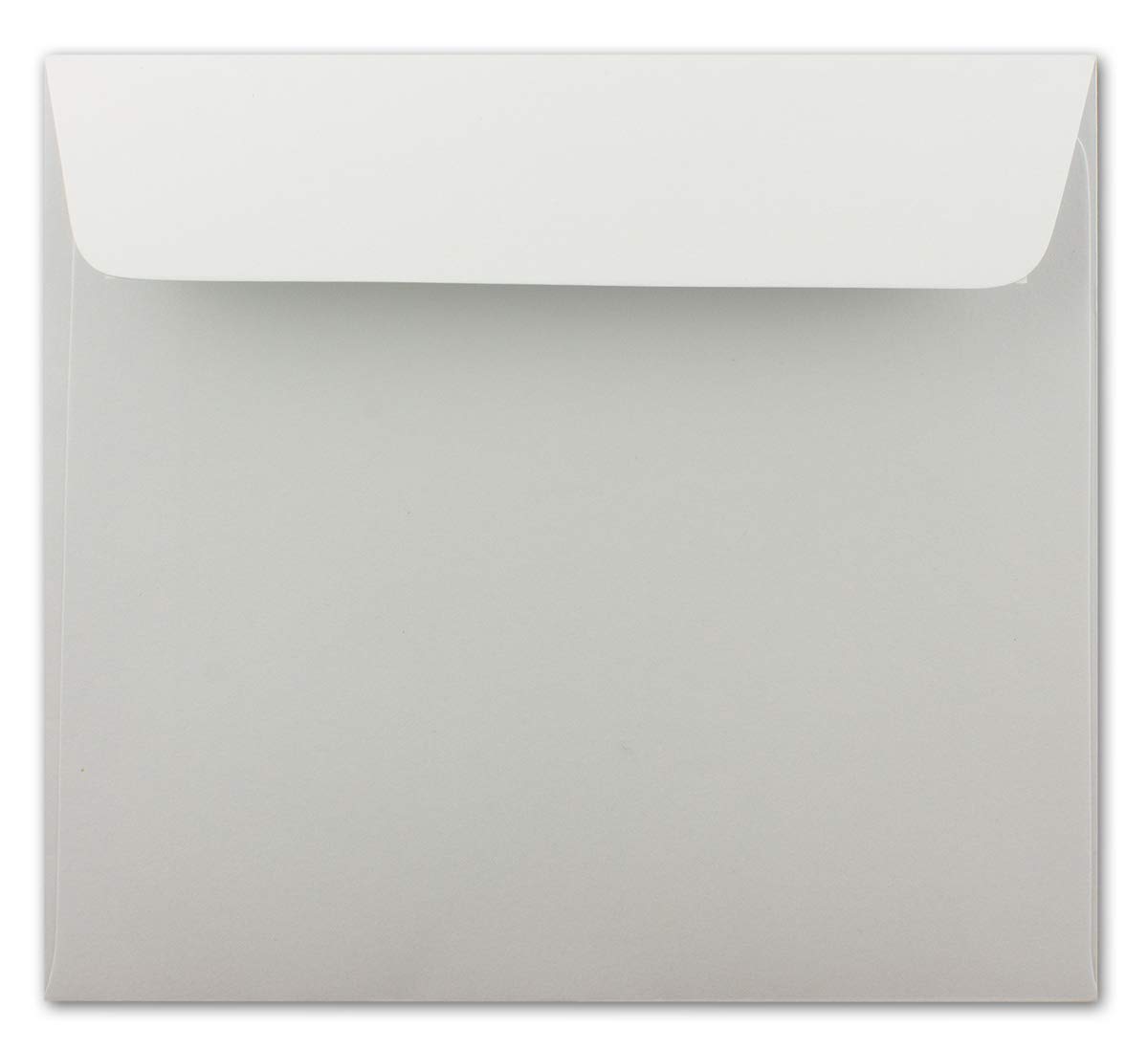 400 buste quadrate per lettere, colore bianco, 15,5 x 15,5 cm, 120 g/m², con chiusura adesiva, resistenti senza finestra, dal vostro Glüxx-Agent