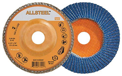WALTER SURFACE TECHNOLOGIES 15W456 FLEXSTEEL Blending Disc, Orange (Pack of 10)