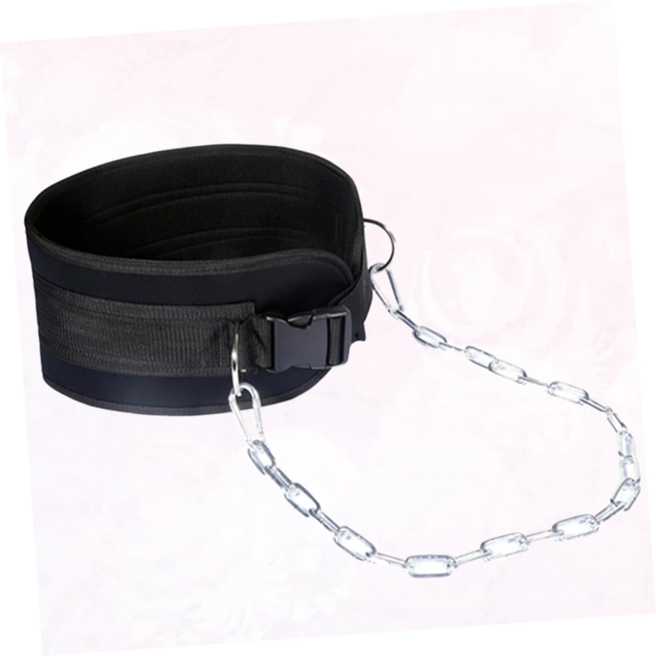 SUPVOX Waist Support Weight-bearing Pull-up Support Belt Iron Chain Back Pain Relief for Men Women