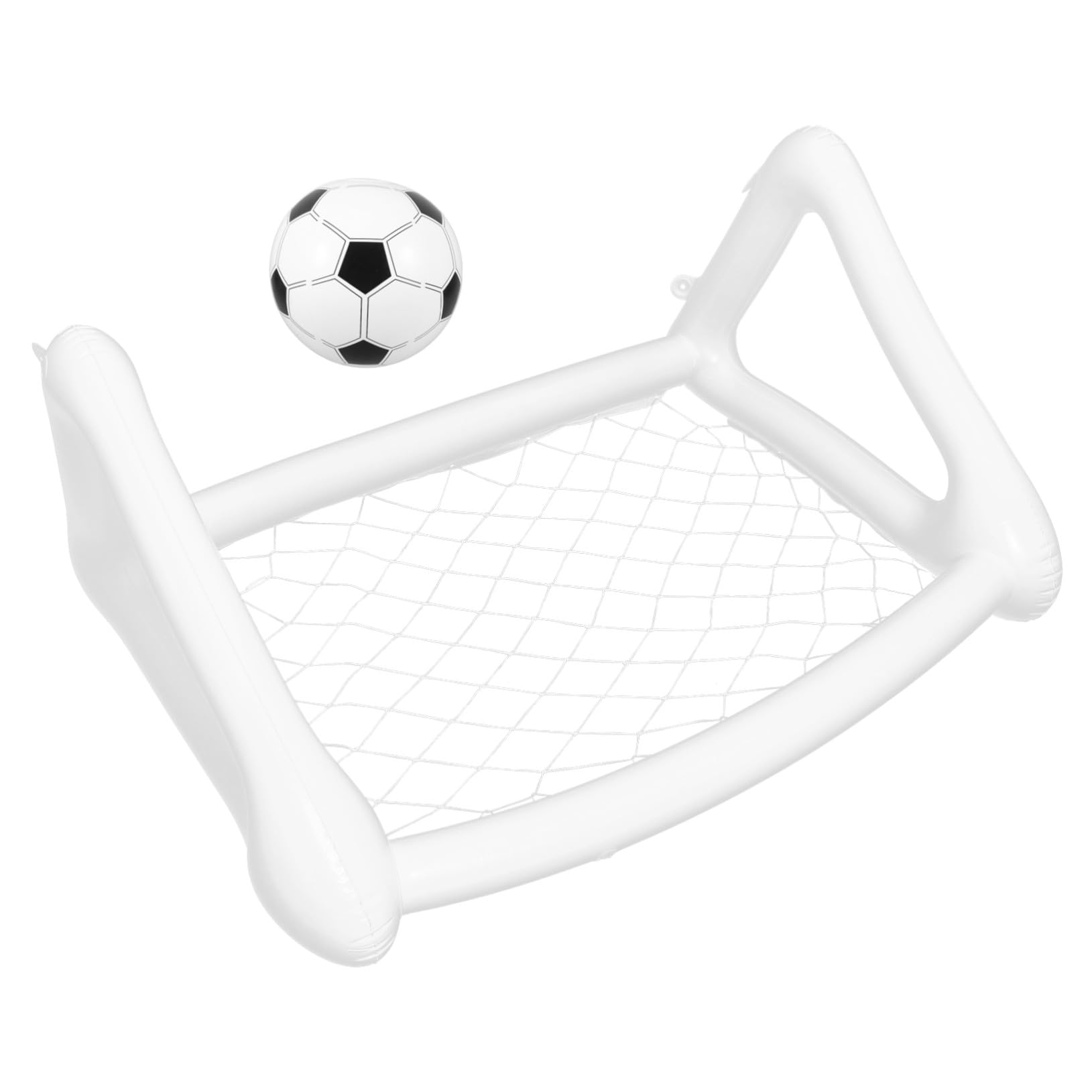 WOONEKY Portería de Fútbol Inflable Plegable para Portátil sin Herramientas para Entrenamiento Aire Jardín