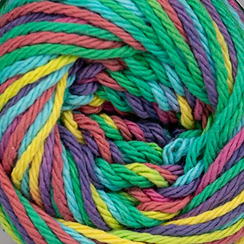 3 Pack 100% Cotton Yarn - Size 4 Medium Weight - Perfect for Crafting, Clothing, Accessories and More!