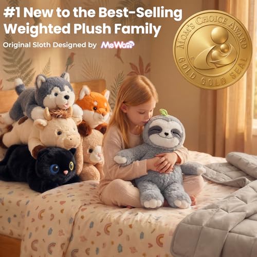 Miniatura 2 de Mewaii Peluche Grandes Perezoso, Peluche con Peso 1,8 kg, 52 cm | Animales de Peluche Suave y Acogedor, Ideal para Relajarse, Dormir y de Regalo para Niños, Adolescentes y Adultos