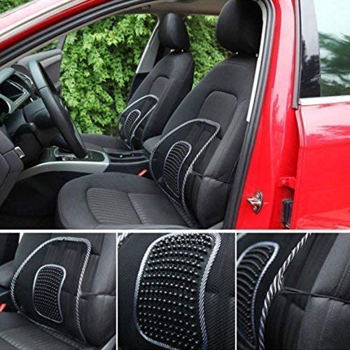 CarEmpire Ventilation Back Rest ,Lumbar Support Car Back Pain Relief Lower Back Support for Chair Back Rest for Office Chair Lumbar Support Orthopedic Cushion for Back Belt for Men (BLACK, PACK OF 2) (B0BLLKS31K) Amazon Price History, Amazon Price Tracker