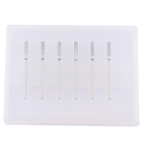 Miniatura 10 de MZCMSL 6 brocas de cutícula de barril, brocas de diamante profesionales para manicura, broca de vástago 332 (mediana)