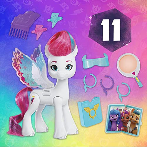 Muñeca My Little Pony Zipp Storm con alas y accesorios miniatura 3