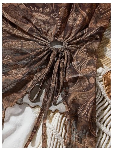 GORGLITTER Women's Mesh Asymmetrical Tube Top Strapless Going Out Y2K Bandeau Tops3