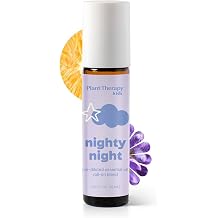 Plant Therapy Kids Nighty Night Essential Oil Blend for Sleep, 10 mL (1/3 oz), Pre-Diluted Roll-On for Convenience, Support a Restful Night's Sleep