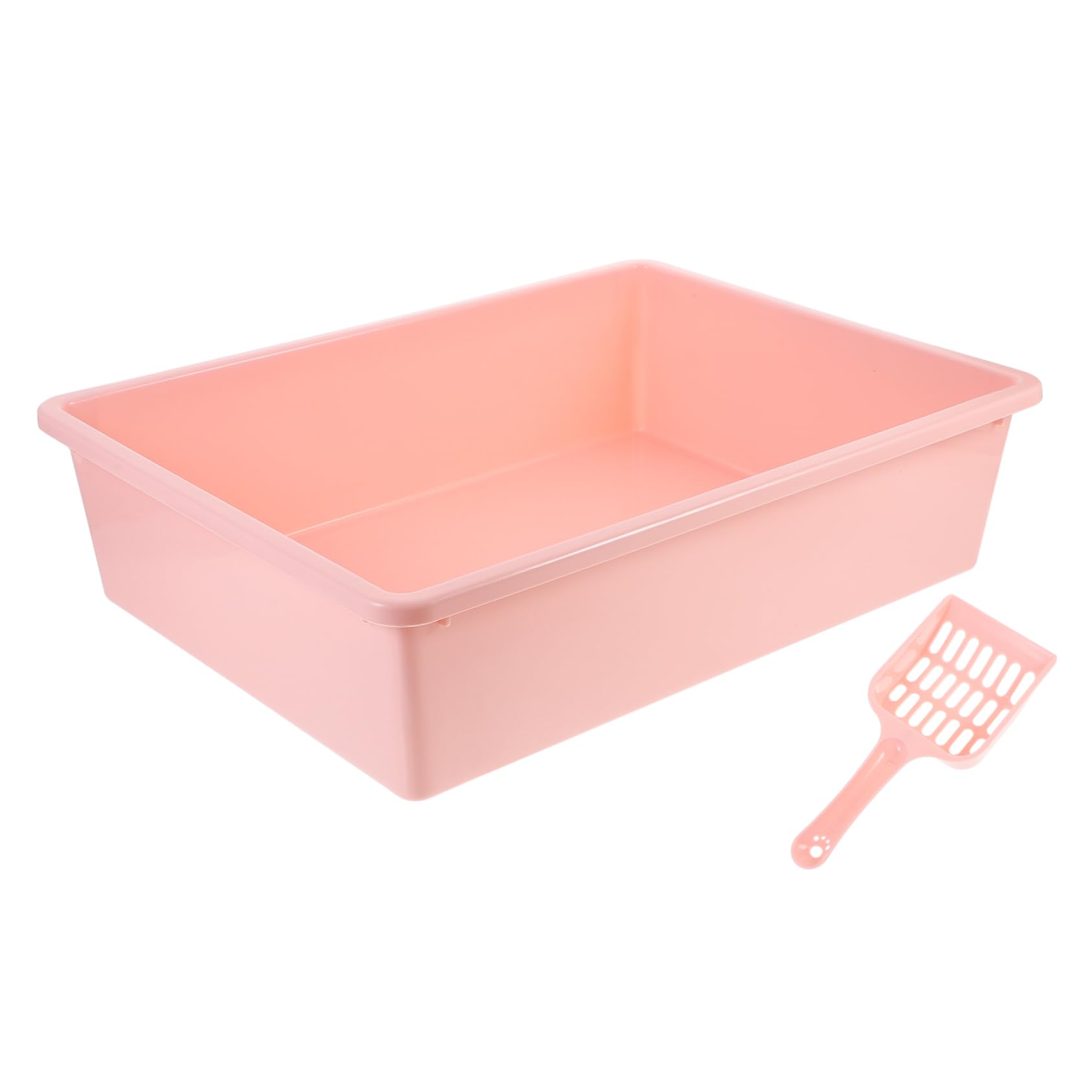 1set Lettiera Per Gatti Portatile Con Scopino Lettiera Per Gatti Di Design Pratico Adatta Per Uso Domestico e Viaggi Piccola Include Scopino Per Pulizia Facile