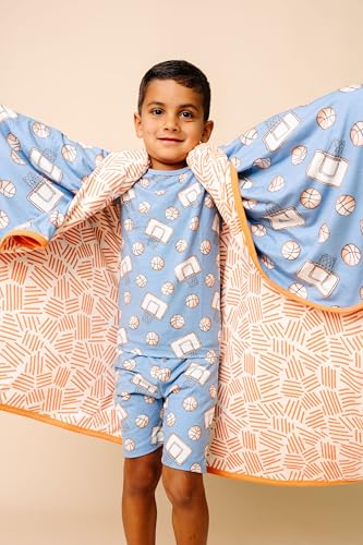 Image of Copper Pearl Jumbo 3-Layer Baby Blanket: Soft Baby Quilts for Boys and Girls | Breathable, Cozy, Toddler Blanket | Baby Quilt for Newborns | 46x46 Premium Polyester /Rayon | Dunk