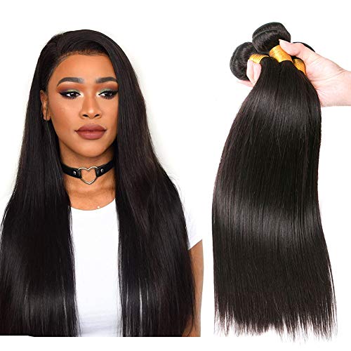 Dai Weier Brazilian Hair 3 Bundles Tissage Straight Virgin Remy Cheveux Indien 100 Humain Hair Extension 300g 22 24 26 Pouces