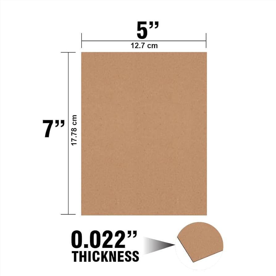 Amazon.com: Mega Format Cardboard Sheets, Chipboard Sheets