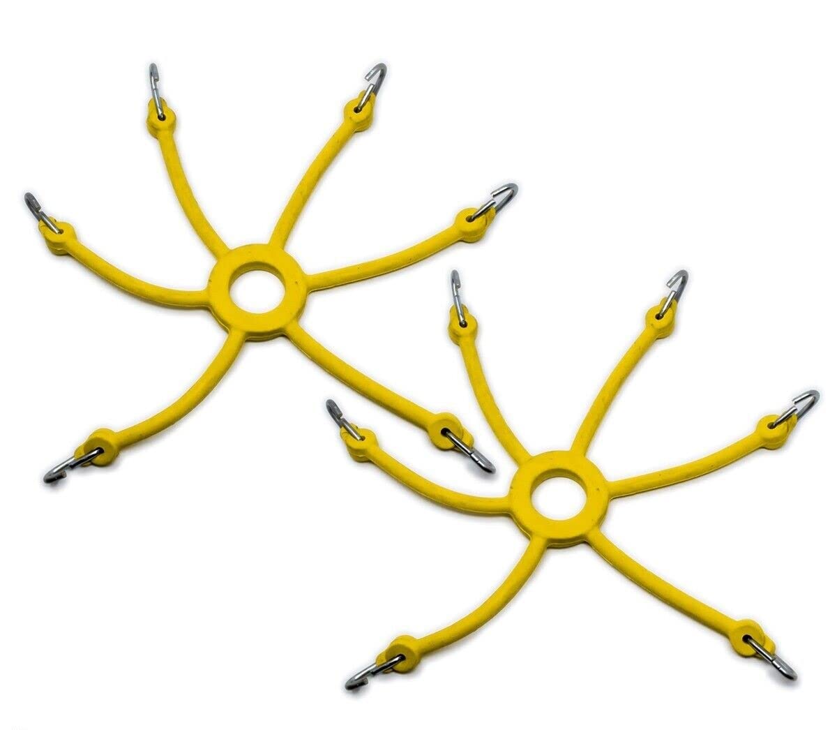 MaxLLTo 2 Pack Replacement Tire Chain 0212 Light Truck RubberAdjuster Spider Bungee for Rim Size 11