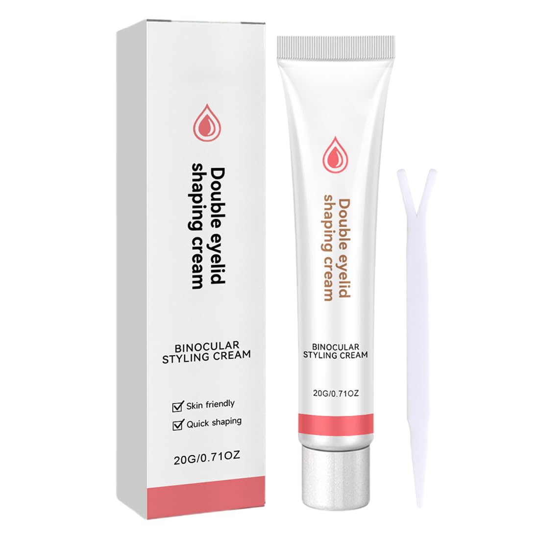 Cinta invisible de Doble Párpado,Crema para el contorno de párpados dobles, Levanta los Párpados sin Cirugía, Delicada con la Piel, Natural