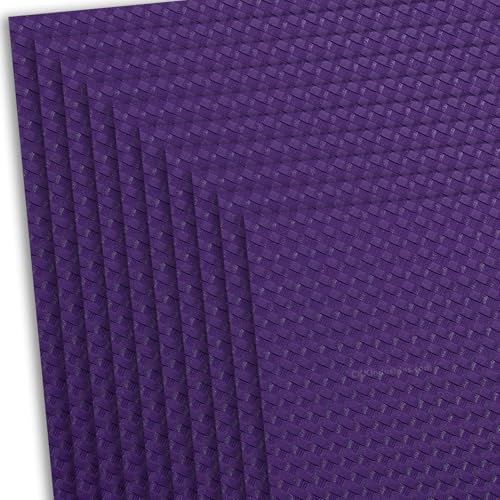HOLSTEX Thermoform Sheet - (Basketweave Texture) - (.080 Thickness) - (12in x 24in Sheet) - (Purple Haze) - (10 Sheets) - for Holster Making, DIY Cosplay, Airsoft Armor