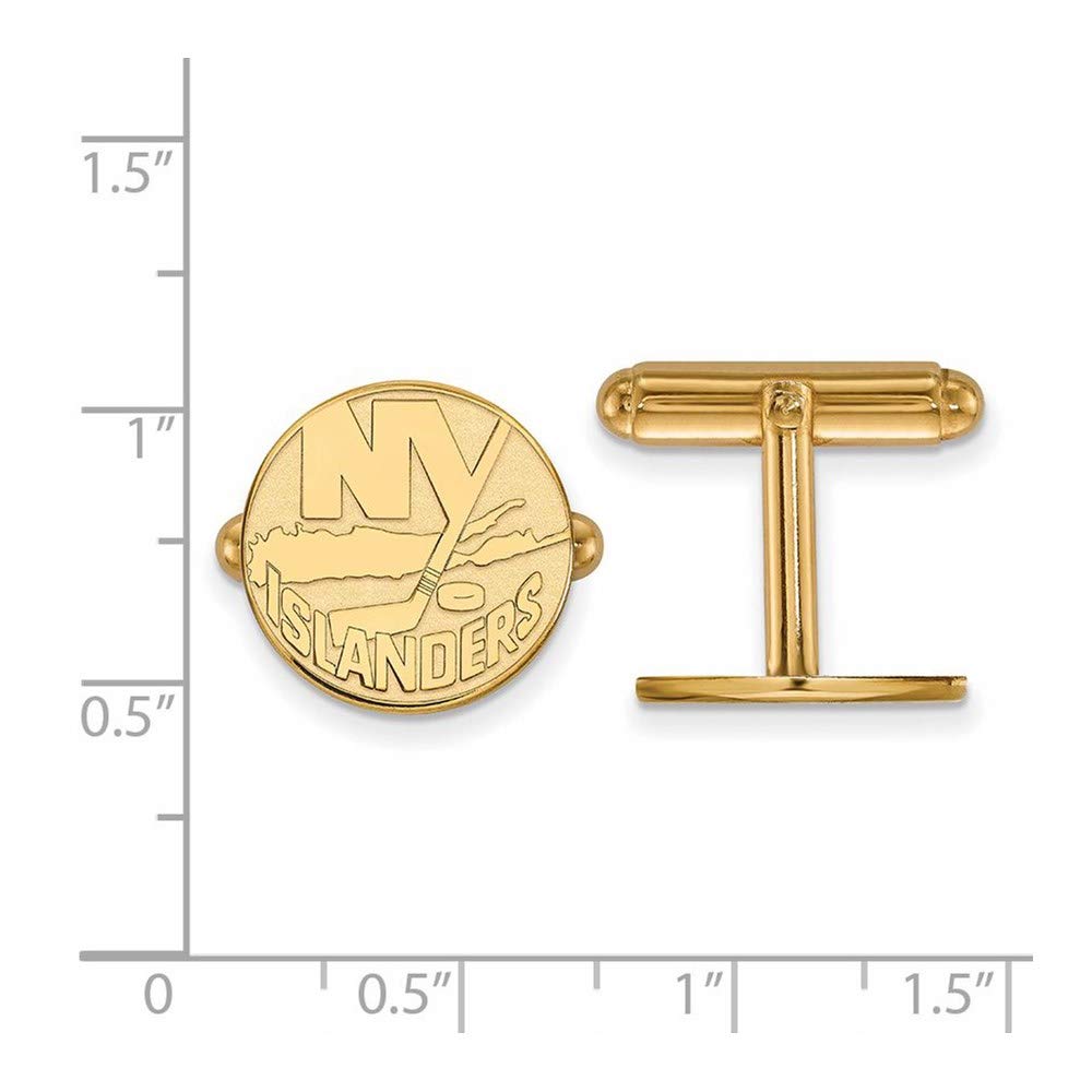 New York Islanders Cufflinks (Gold Plated)
