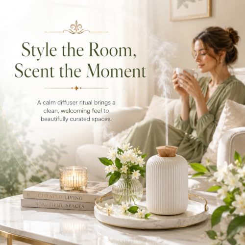 Image of AROMATICO Jasmine Orange Diffuser Oil with Strong, Long-Lasting Aroma. Premium Aroma Oil for Homes, Offices & Showrooms. Aromatherapy, Diffusers, Air Purifiers, Vaporizers - 1 L (1000 ml)