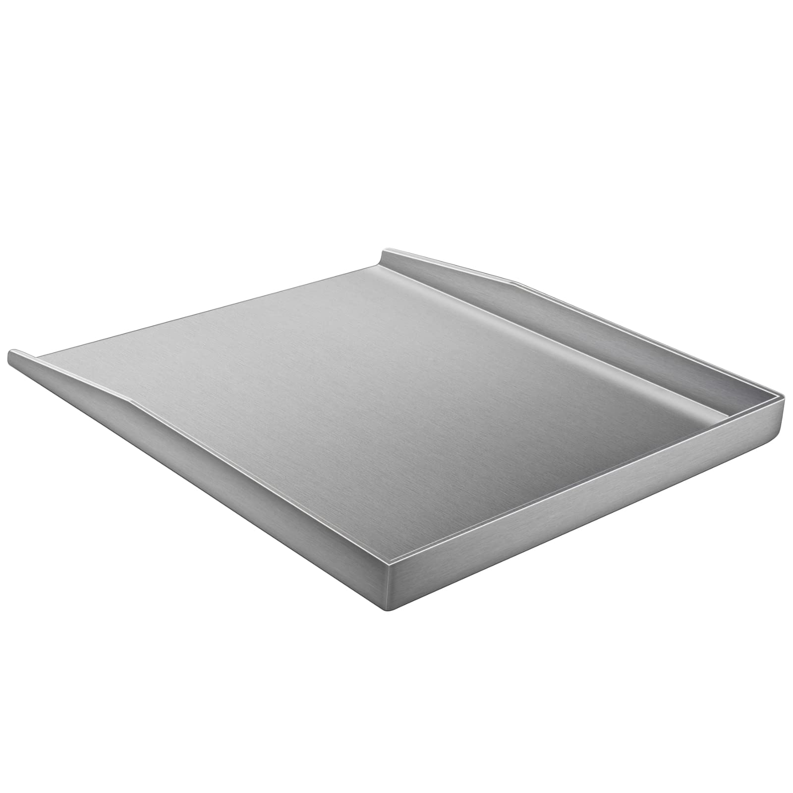 Uniwersalna płyta grillowa Plancha ze stali nierdzewnej 27x20CM Uniwersalna płyta grillowa BBQ Plancha pasująca do grilla gazowego Weber i grilla na węgiel drzewny, prostokątna, masywna