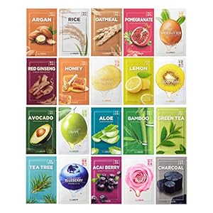 the-SAEM-Natural-Facial-Mask-Sheet-21ml-20-Pack-Korean-Skincare-Moisturizing-and-Nourishing-Facial-Mask-Sheet-Variety-Combo-Pack THESAEM Natural Facial Mask Sheet 21ml 20 Pack - Korean Skincare Moisturizing and Nourishing Facial Mask Sheet Variety Combo Pack
