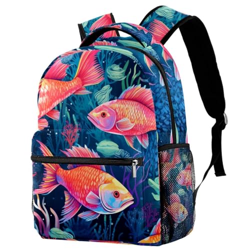 Sac à dos d'école ergonomique avec porte-bouteille et grand compartiment voyage