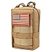 AMYIPO MOLLE Pouch Multi-Purpose Compact Tactical Waist Bags Small Utility Pouch Belt Bags Small Pouch (Tan)