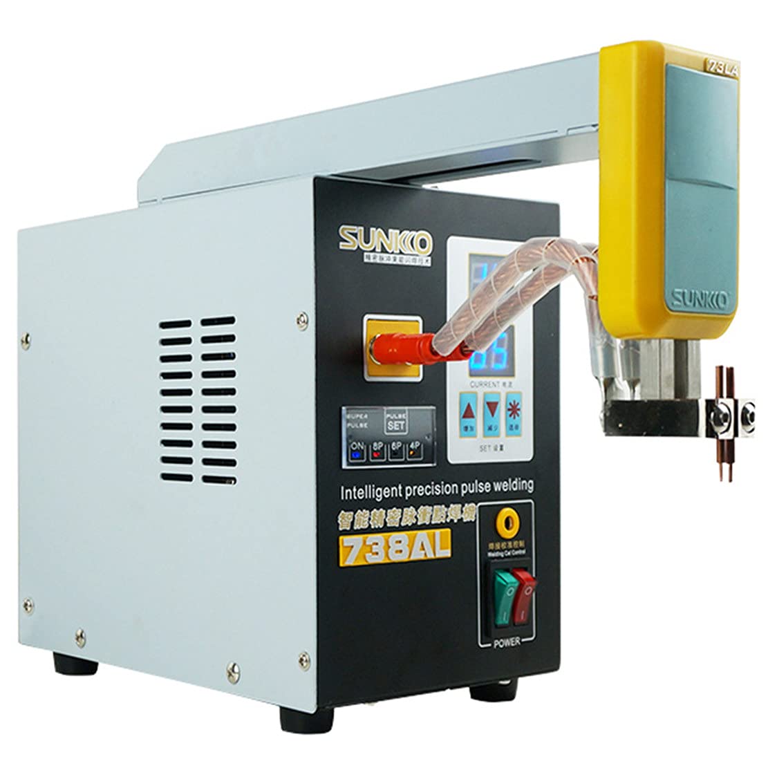 Machine de soudage par points KLUFO 738AL avec bras télescopique magnétique amovible