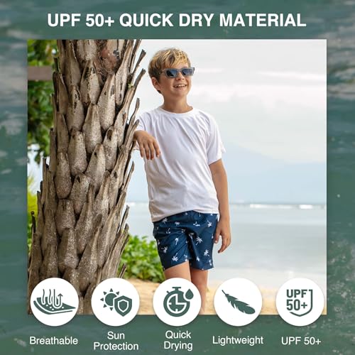 Image of Kanu Surf Boys' Avalon Quick Dry UPF 50+ Beach Swim Trunk