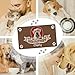 PR Print Royal Napfunterlage mit Foto & Name selbst gestalten - Hier futtert - Futtermatte für Hunde & Katzen - Personalisierte Geschenkidee, Waschbar | 60 x 35 cm, rutschfest
