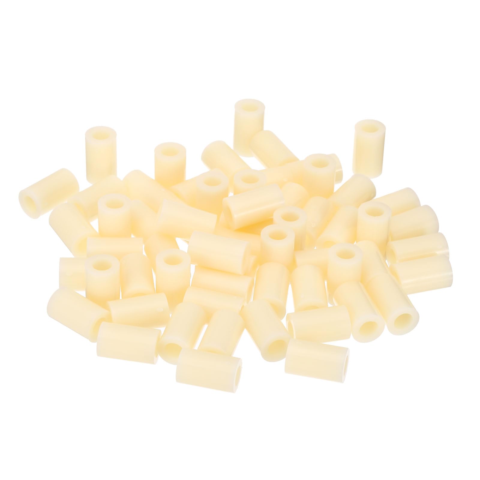 PATIKIL M6 Round Spacer Washer Set, 60 Pcs ABS Plastic Spacer Washer 6.2mm ID, 11mm OD, 18mm Length for M6 Screws