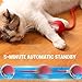 PetPhindU Bite-Resistant Automatic Cat Ball Cat Toy Ball Self-Entertainment Artifact with Rope Pet Supplies Jumping Ball Rechargeable Automatic Silent Toy Suitable for Cats and Dogs (Green+RED)